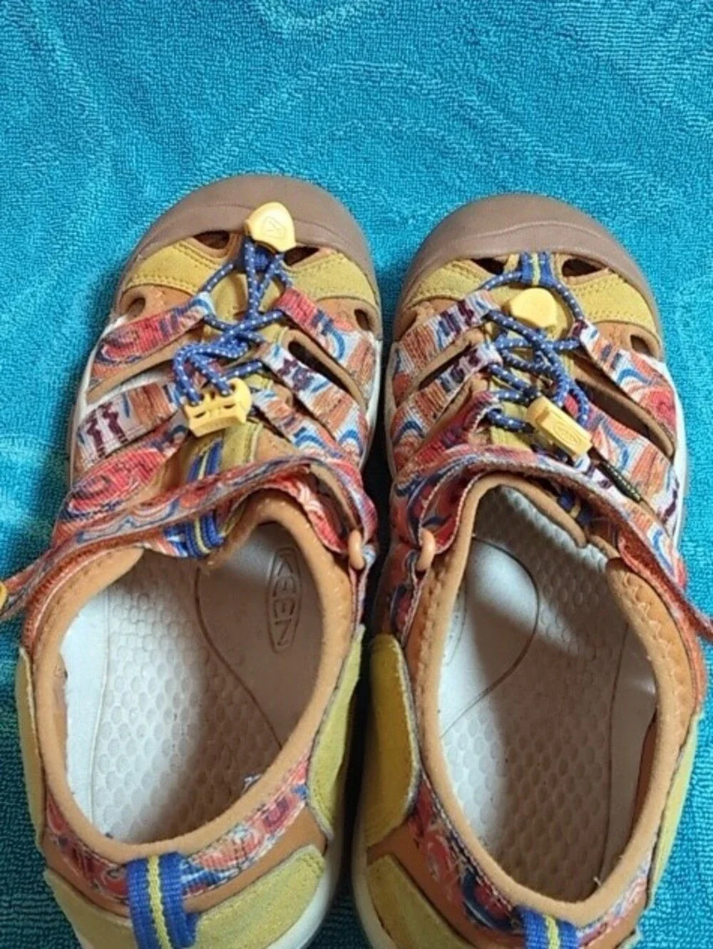 Keen Multicolor Outdoor Sandals - Yellow & Brown